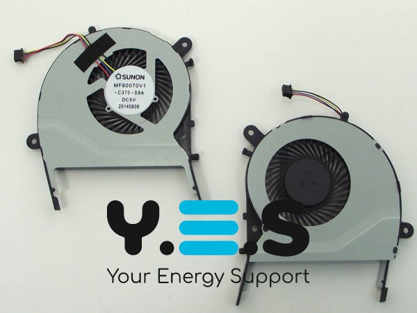 Вентилятор для ASUS X555LA/LD/LF/LN, F555, X554LA/LP, R556LD, K/A/X455, K455 MF60070V1-C370-S9A