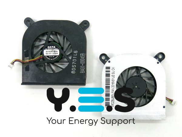 Кулер (вентилятор) для Samsung Q35: HY60B-05A, BA31-00032A
Сумісні моделі: Samsung Q35 Series (Q35)