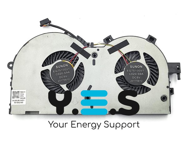 Кулер GPU 14 см для Lenovo Y520-15IKBM / R720-15IKBM, EG75100V1-C020-S9A, 81AL0000CD (GTX 1060)