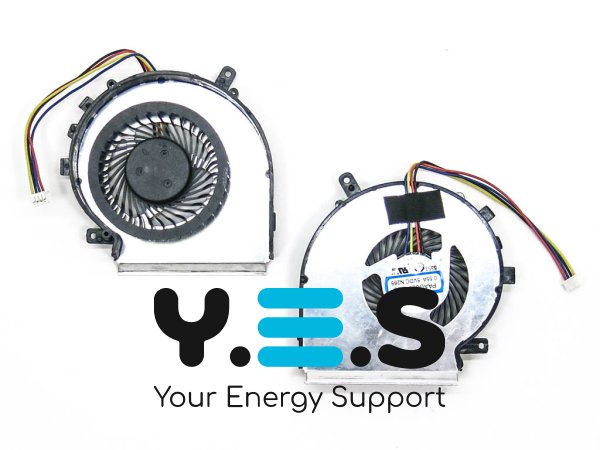 Кулер CPU 4‑pin для MSI GE62VR/GP62MVR/GL62M/GV72 8RC (вентилятор)
