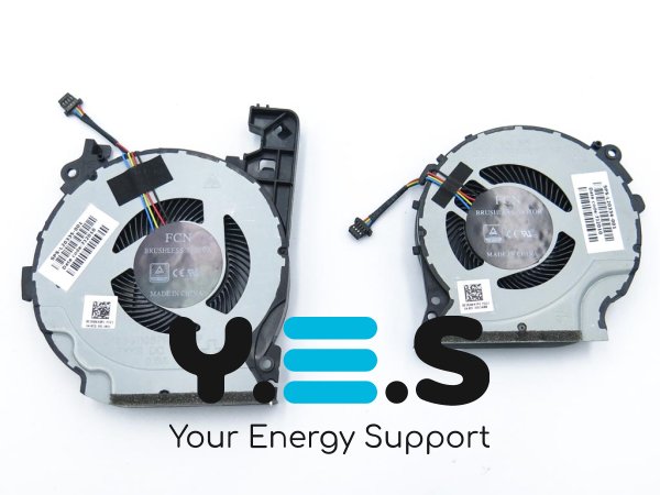 Вентилятори (кулери) CPU+GPU парою HP Pavilion 15-CX/15-CX0058WM/15-CX0068TX FKKA DFS501105PR0T