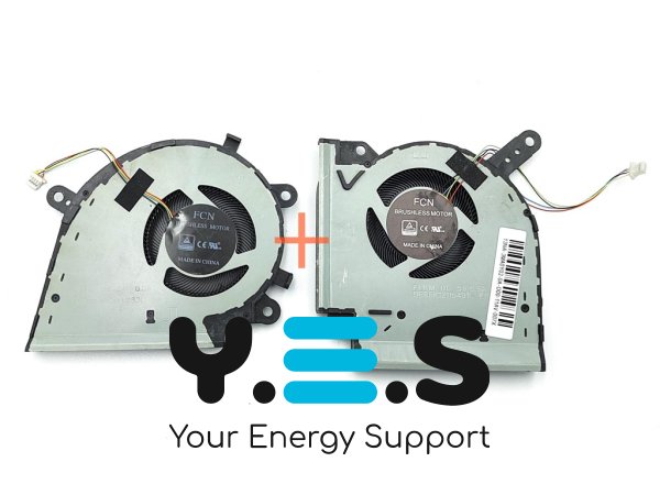 Пара вентиляторів CPU+GPU 5V для ASUS ROG Strix G531GV/G531GW/G512LV/G532LWS/G731GW