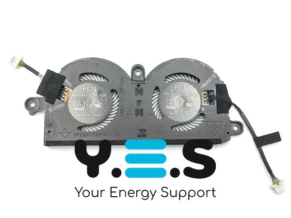 Кулер (вентилятор) для Dell XPS 13 9370/9380, P/N 0980WH 980WH ND55C19-16M01