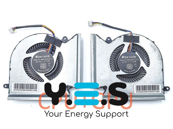 Кулери CPU+GPU для MSI GE66/GP66/GL66 MS-1541/1542 PABD08008SH N453+N454 (пара)