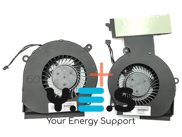 Пара кулерів (CPU+GPU) для HP Omen 15-DC: 15-DC0013TX, 15-DC0007TX, 15-DC0153TX