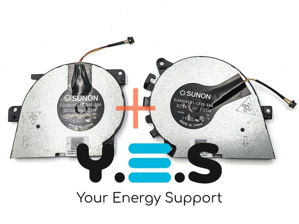 Вентилятор-кулер CPU+GPU (пара) для Lenovo IdeaPad 530S-14ARR/15IKB/14IKB, XiaoXin Pro15/14 Air 5IKB Original