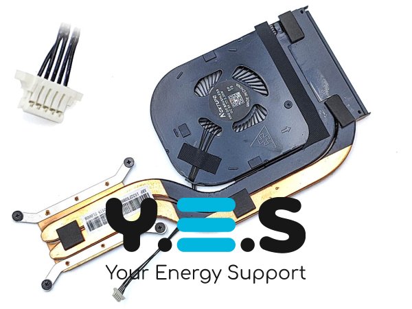 Кулер-вентилятор з термопастою для Lenovo ThinkPad X1 Carbon Gen6 20KG/20KH (01YR204/03/159)