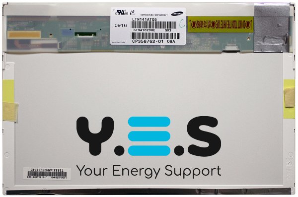 Матриця Samsung LTN141AT05 14,1" 1280x800 LED глянц 40pin зверху зліва без кріплень