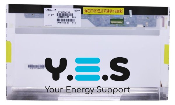 Матриця 15,6" Samsung LTN156AT05 LED матова 1366x768 40pin знизу зліва без кріплень Normal