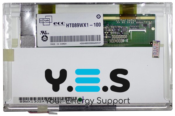 Матриця 8,9" для ноутбука HT089WX1-100 BOE-Hydis, 1280x768, 40pin, матова, CCFL