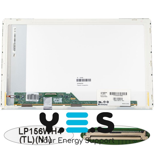 Матриця LP156WH4-TLN1 15.6" 1366x768 40pin LED глянцева, конектор зліва внизу (renew)