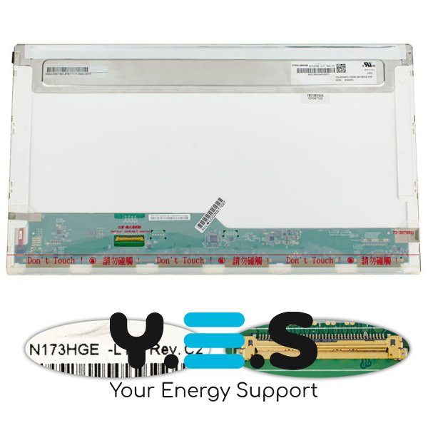 Матриця 17.3" N173HGE-L11 FHD 1920×1080, 40pin, LED, матова, роз’єм зліва знизу (renew)