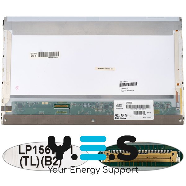 Матриця LP156WF1-TLB2 15.6" FHD 1920×1080, 40pin, LED, матова, конектор зліва (renew)