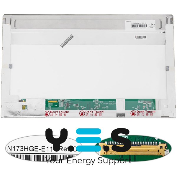 Матриця 17.3" N173HGE-E11 FHD 1920×1080 eDP 30pin LED матова, роз’єм зліва знизу (renew)