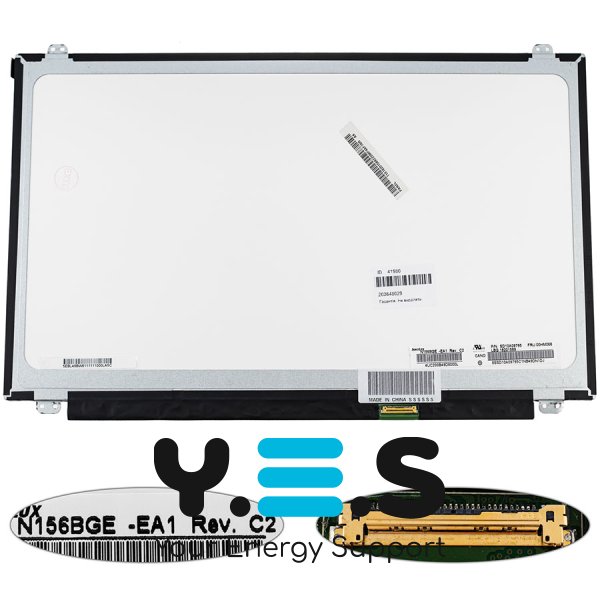 Матриця 15.6" N156BGE-EA1 1366×768 eDP 30pin LED Slim матова, роз’єм справа (renew)