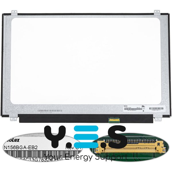 Матриця 15.6" N156BGA-EB2 1366×768 eDP 30pin LED Slim матова, роз’єм справа (renew)