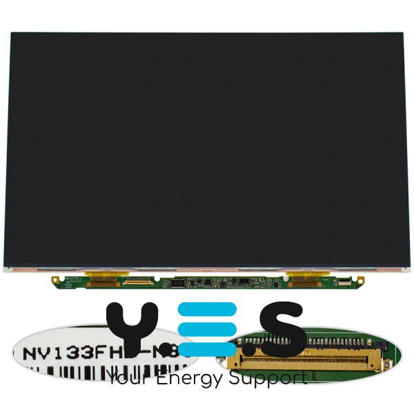 Матриця 13.3" NV133FHB-N31 FHD 1920×1080 eDP 30pin LED Slim глянцева, роз’єм справа знизу (спереду)