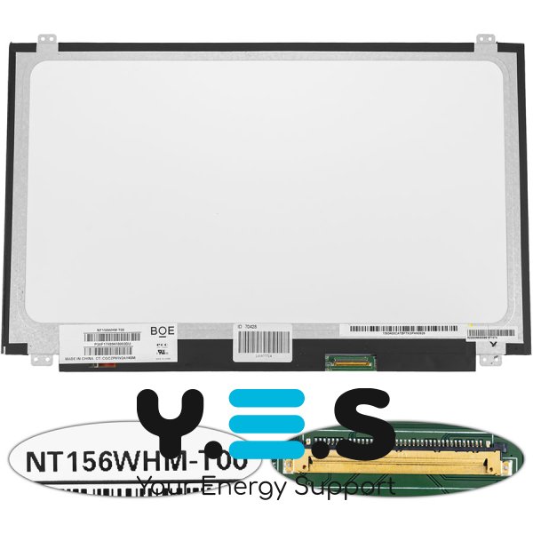 Сенсорна матриця 15.6" NT156WHM-T00 1366×768 eDP 40pin LED Slim глянець (renew)