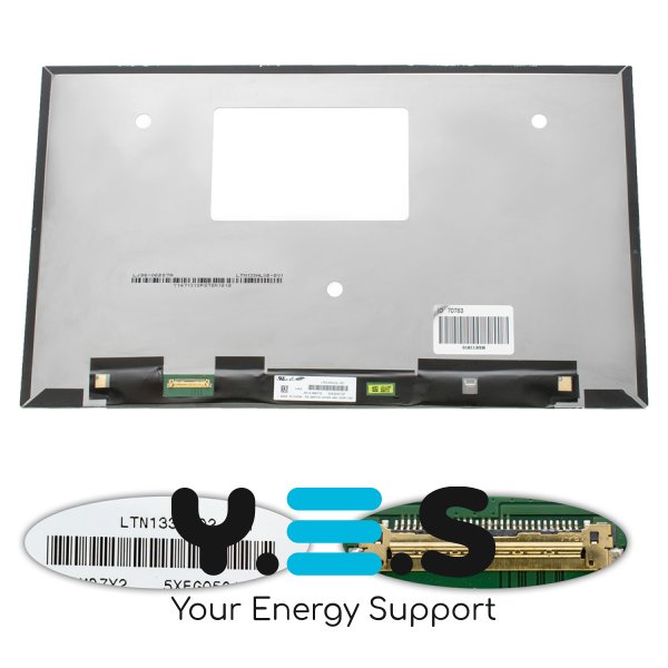 Матриця 13.3" LTN133HL02 FHD 1920×1080 eDP 30pin LED Slim матова, роз’єм зліва знизу