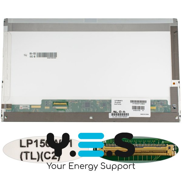 Матриця LP156WF1-TLC2 15.6" FHD 1920×1080, 40pin, LED, матова, конектор зліва знизу (renew)