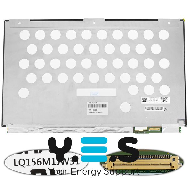 Матриця 15.6" LQ156M1JW31 FHD 1920×1080 eDP 30pin LED Slim матова, роз’єм справа знизу