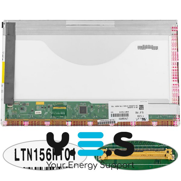 Матриця 15.6" LTN156HT01 FHD 1920×1080, 40pin, LED, матова, роз’єм зліва знизу (NORMAL)