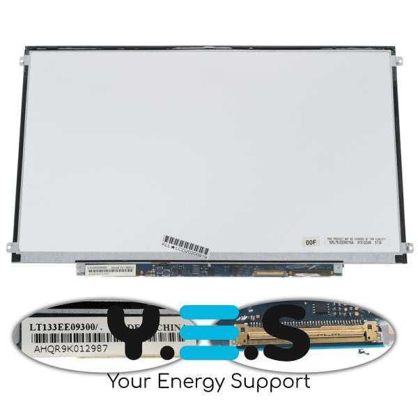 Матриця 13.3" LT133EE09300 1366×768 40pin LED Slim глянець, розʼєм справа знизу