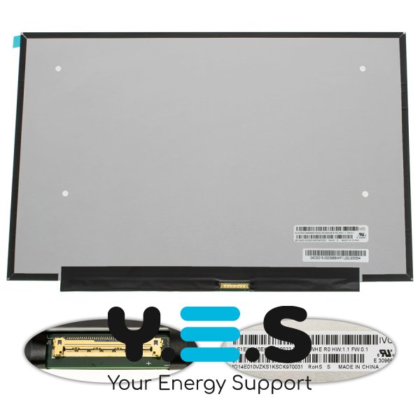 Матриця 14" M140NWHE R0 IPS 2240×1400 eDP 40pin LED Slim матова, розʼєм справа знизу