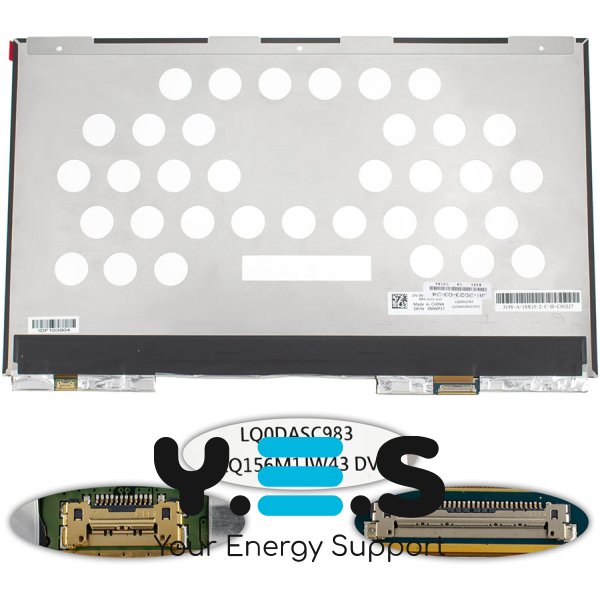 Матриця 15.6" LQ156M1JW43 IPS FHD 1920×1080 eDP 30pin LED Slim матова, роз’єм справа знизу