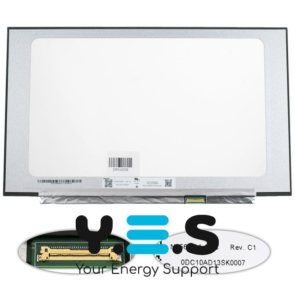 Матриця 15.6″ N156HCA-EAC IPS FHD 1920×1080 eDP 30pin 300 кд/м² Slim матова 350мм (right)