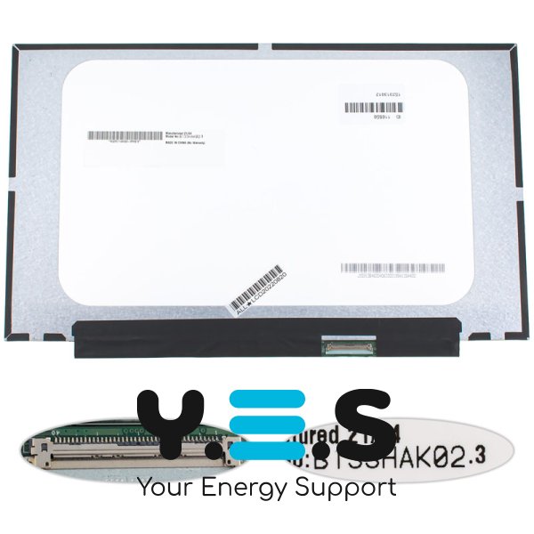 Матриця 13.3" B133HAK02.3 Touch FHD 1920×1080, eDP 40pin, LED Slim, матова, роз’єм справа знизу