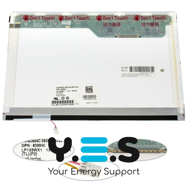 Матриця 13.3" LP133WX1-TLP2 1280×800 30pin 1CCFL глянцева, розʼєм справа знизу