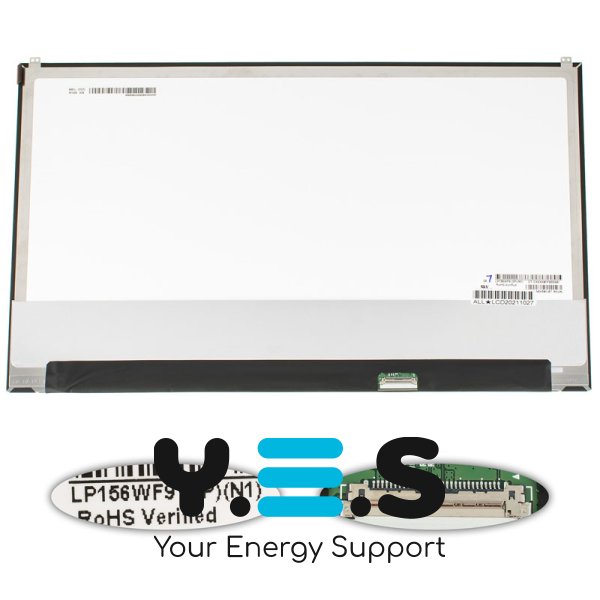 Матриця LP156WF9-SPN1 15.6" IPS FHD 1920×1080 eDP 30pin LED Slim глянець, роз’єм справа знизу