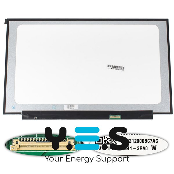 Матриця 16.1" NV161FHM-N41 IPS FHD 1920×1080 eDP 30pin LED Slim матова, роз’єм справа знизу