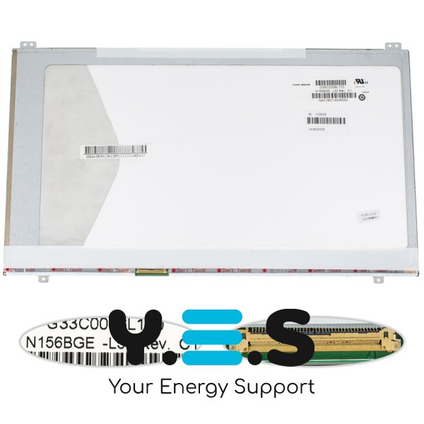 Матриця 15.6" N156BGE-L52 1366×768 40pin LED Slim глянцева, роз’єм зліва знизу (renew)