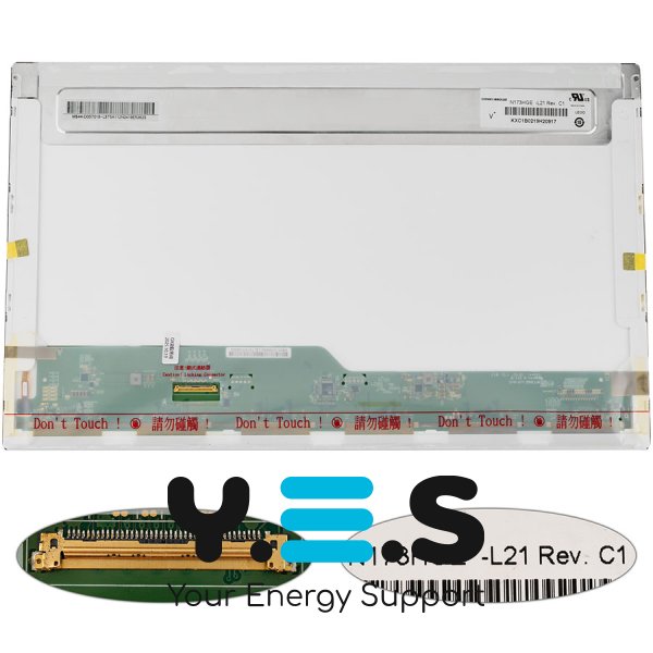 Матриця 17.3" N173HGE-L21 FHD 1920×1080, 40pin, LED, глянець, роз’єм зліва знизу (renew)