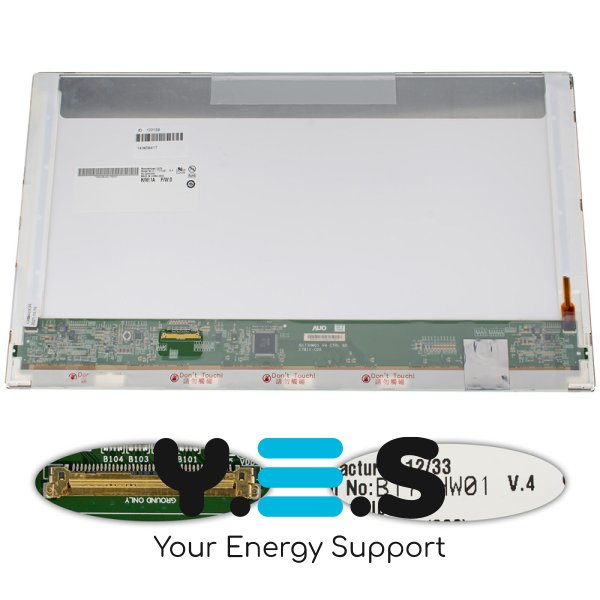 Матриця 17.3" B173HW01 V.4 FHD 1920×1080 40pin LED матова, роз’єм зліва внизу (renew)