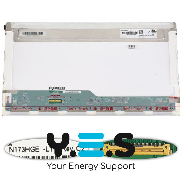 Матриця 17.3" N173HGE-L11 FHD 1920×1080, 40pin LED, матова, роз’єм зліва знизу (Renew)
