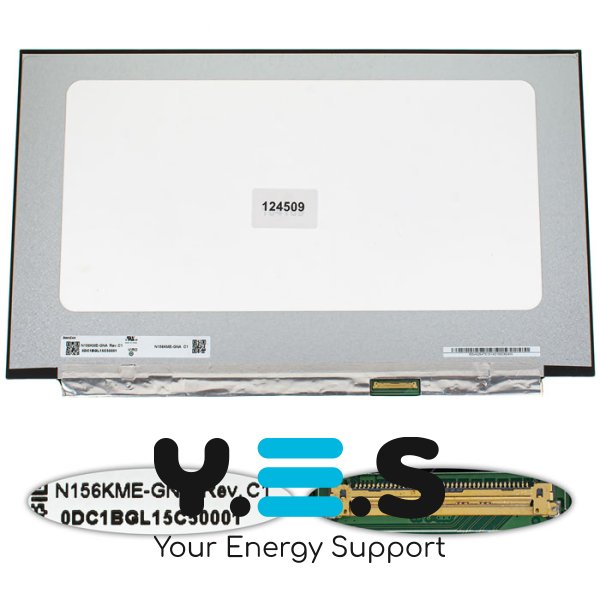 Уцінка! Матриця 15.6" N156KME-GNA IPS 2560×1440 165Гц 300кд eDP 40pin Slim матова (роз’єм справа)