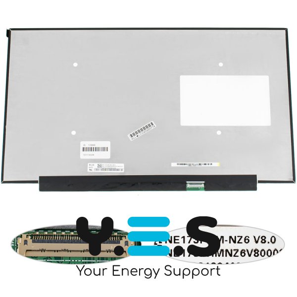 Матриця NE173FHM-NZ6 17.3" IPS FHD 360Hz eDP 40pin LED Slim матова, роз’єм справа знизу