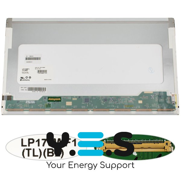 Матриця LP173WF1-TLB2 17.3" FHD 1920×1080, 40pin, LED, матова, роз’єм зліва внизу (renew)