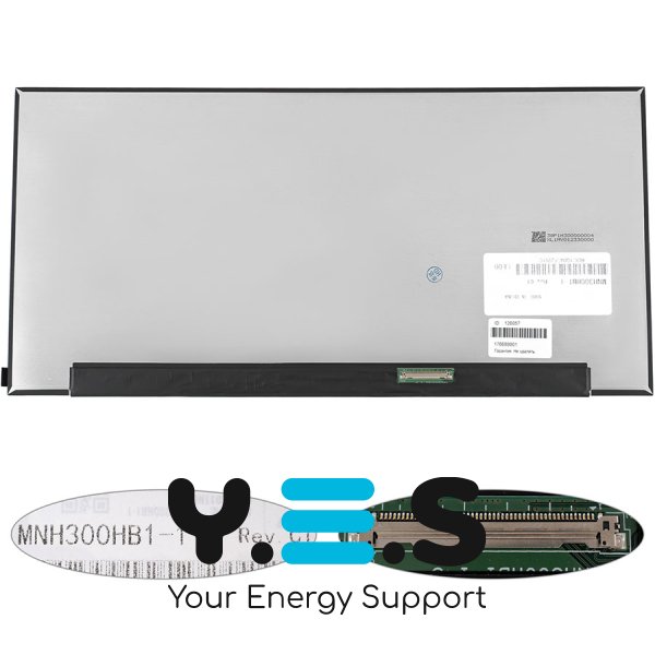 Матриця 17.3" MNH300HB1-1 IPS 3072×1440 120Hz eDP 50pin LED Slim матова, розʼєм справа знизу