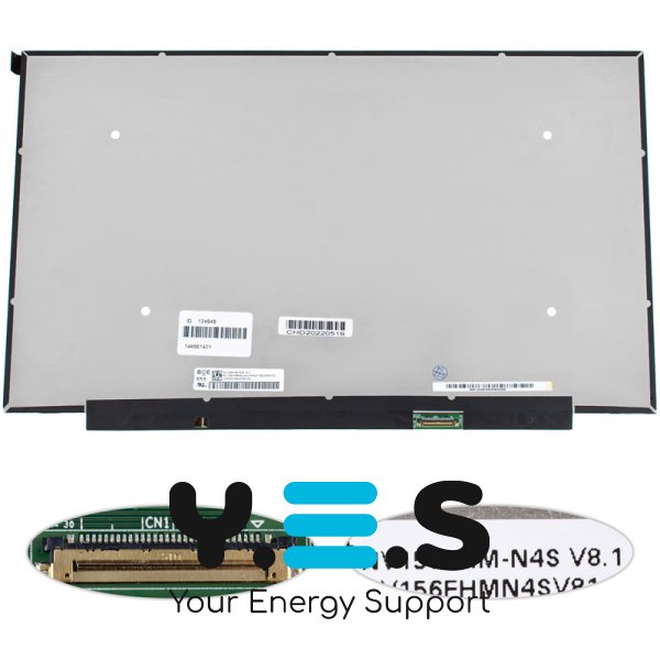 Матриця 17.3" N173FGE-E23 1600×900 eDP 30pin LED глянцева розʼєм зліва внизу (renew)