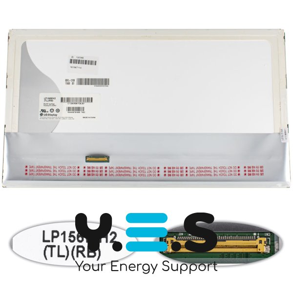 Матриця 15.6" LP156WH2-TLRB 1366×768 40pin LED глянець, роз’єм зліва внизу (Renew)