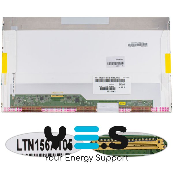 Уцінка! Матриця 15.6" LTN156AT05 1366×768 40pin LED матова, роз’єм зліва знизу (renew)