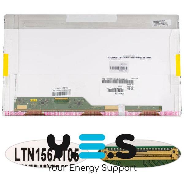 Уцінка! Матриця 15.6" LTN156AT05 1366x768 40pin LED матова, роз’єм зліва внизу (renew)
