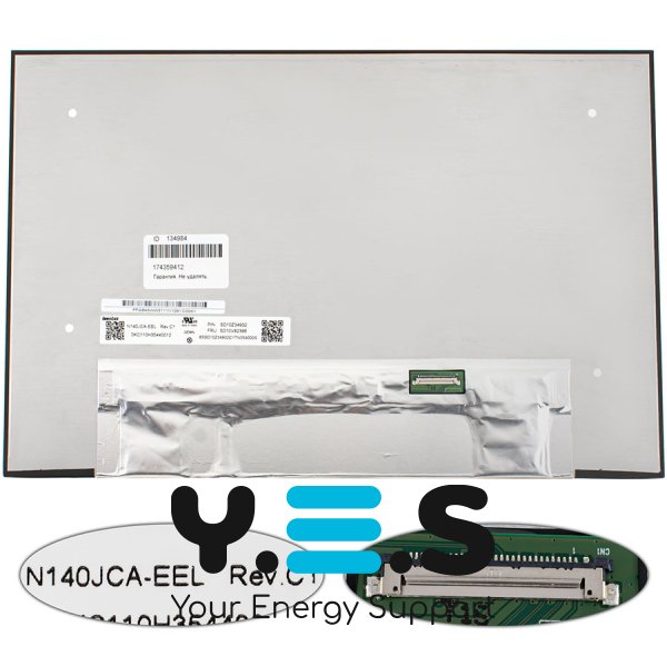 Матриця 14" N140JCA-EEL 1920×1200 IPS eDP 30pin LED Slim матова, конектор справа знизу
