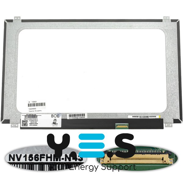 Матриця IPS 15.6" NV156FHM-N43 FHD 1920×1080 eDP 30pin 300кд 72% 800:1 матова Slim LED