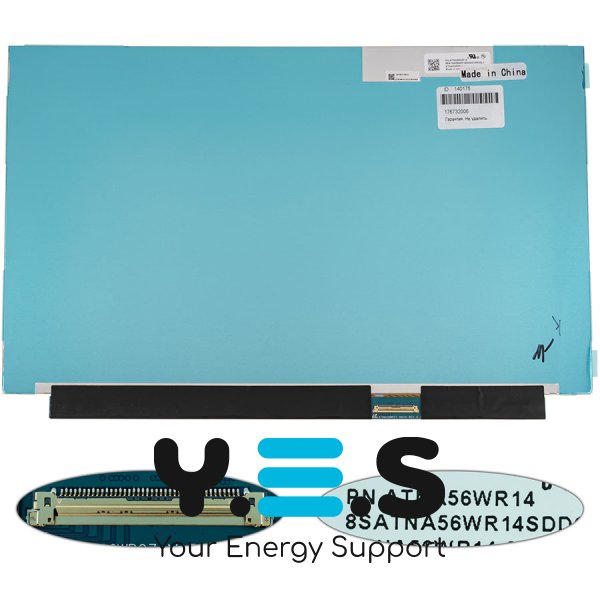 Матриця 15.6″ ATNA56WR14 OLED 4K 3840×2160 eDP 40pin Slim глянець, розʼєм справа внизу