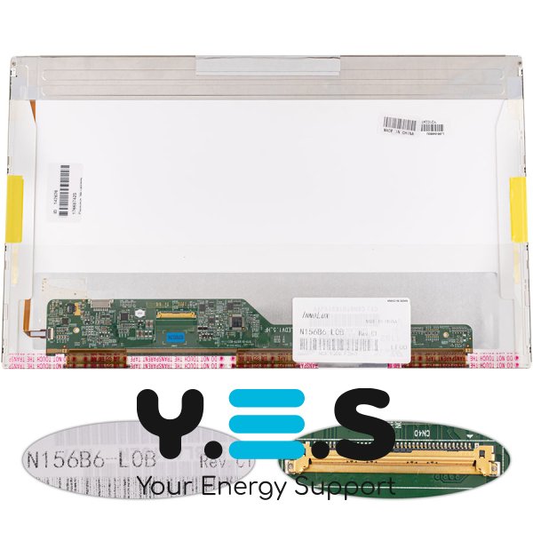 Уцінка! Матриця 15.6" N156B6-L0B 1366×768 40pin LED глянець, роз’єм зліва знизу (renew)